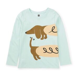 Tea Collection Puppy Baguette Graphic Tee